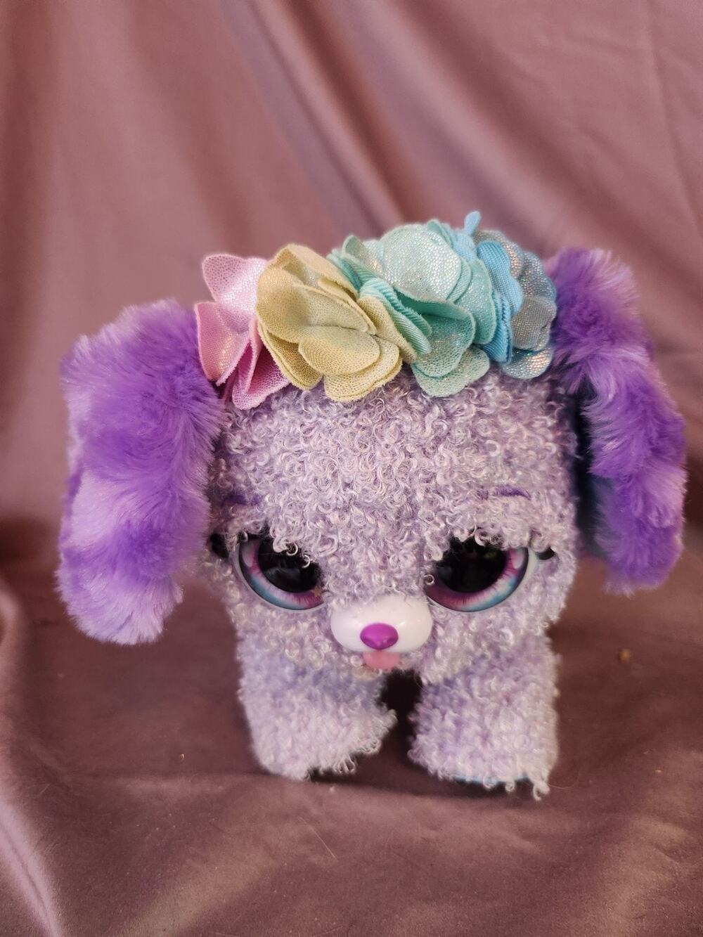 Present Pets Fancy Puppy Interactive Plush - Princess